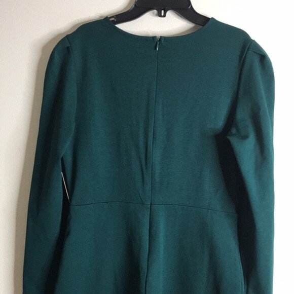 Lulus dark emerald green body-con long sleeve dress size large ladies NWT - Picture 8 of 12